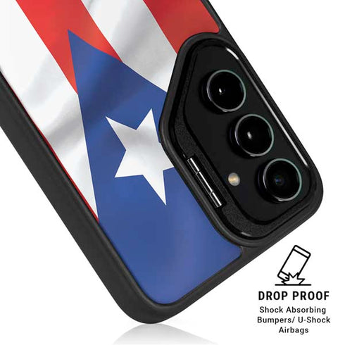 Puerto Rico Flag Galaxy S24 FE Kickstand Case